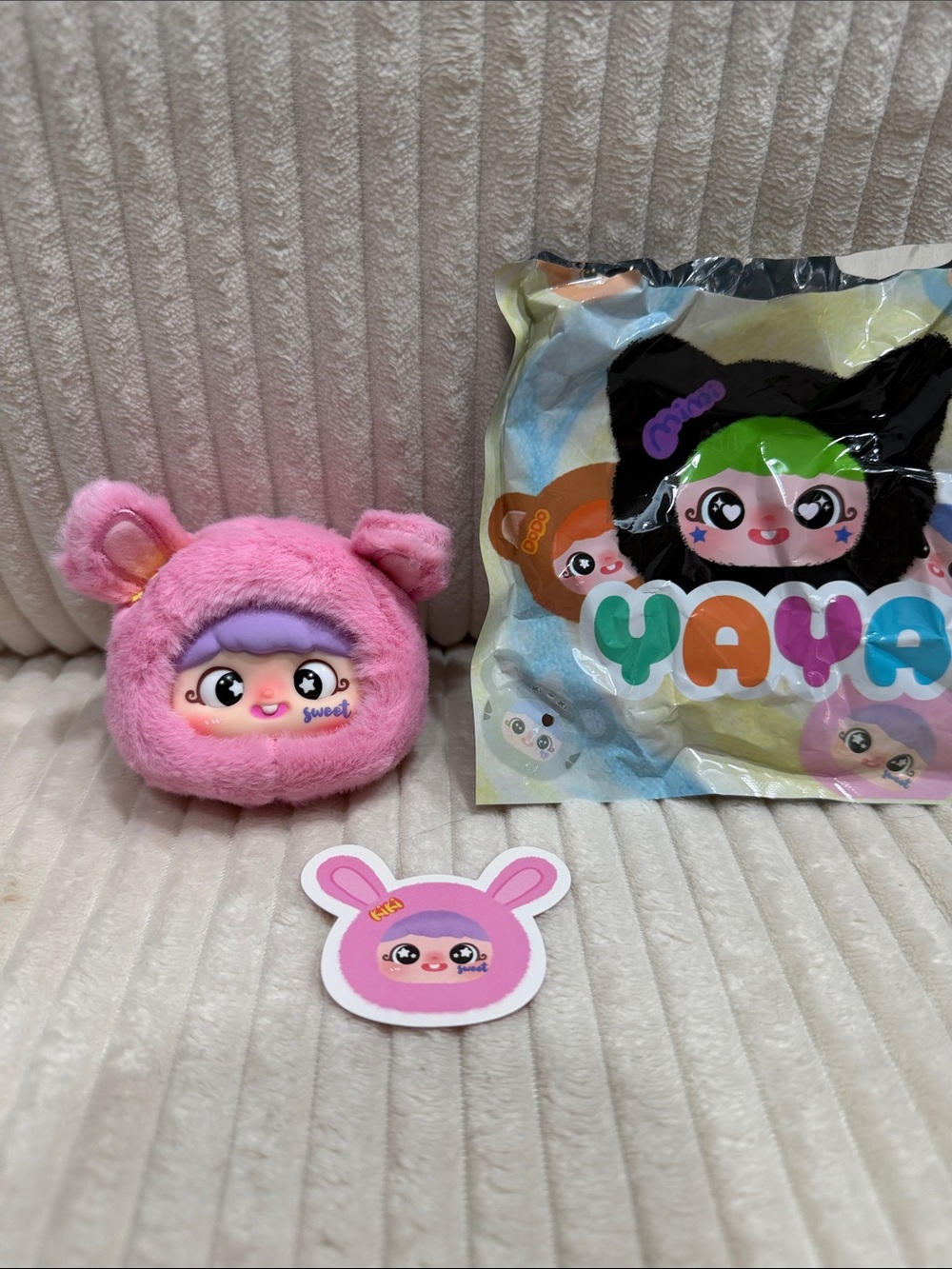 PLUM HAPPY - YaYa Little Mischievous Bag Plush. New. Verified. No Box.